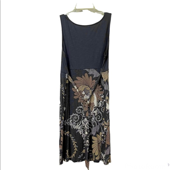 SONOMA | SLEEVELESS TIE BACK DRESS | SZ PETITE XL | DARK GRAY - Picture 3 of 7